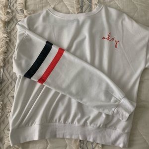 “okay” sweatshirt! only worn once!